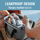 CleverMade Collapsible Insulated Cooler Bag – Leakproof Soft Folding Cooler for Beach, Travel, Car