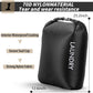 Travel Laundry Bag, Vacuum Compression Dirty Clothes Travel Bag Waterproof Wet Dry Bags Large Capacity Space Saver Bags Reusable Camp Clothes Organizer for Sports College Dorm Laundromat (1 Pcs )Black