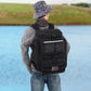 HAMBOLY Fishing Backpack with Rod Holders, 40L Tackle Box Backpack for Fishing Gear, Waterproof Fishing Bag for Men