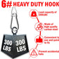 1/8 inch Stainless Steel Security Cable with Hooks 2.6 FT Luggage Lock Security Cable with Loops（10Pack ）