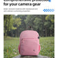 llano Compact Camera Backpack for DSLR/SLR/Mirrorless,Photography Bag with Laptop Slot (for 14" MacBook) & Tripod Holder, Ideal for Travel & Outdoor (for Canon, Nikon, Sony), Small, Pink,10L Capacity