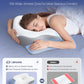 Cervical Pillow for Neck Pain Relief - Ergonomic Memory Foam Pillow with Cooling Case Orthopedic Support Side Sleeper Pillow for Pain Relief Support for Side Back Stomach Sleepers