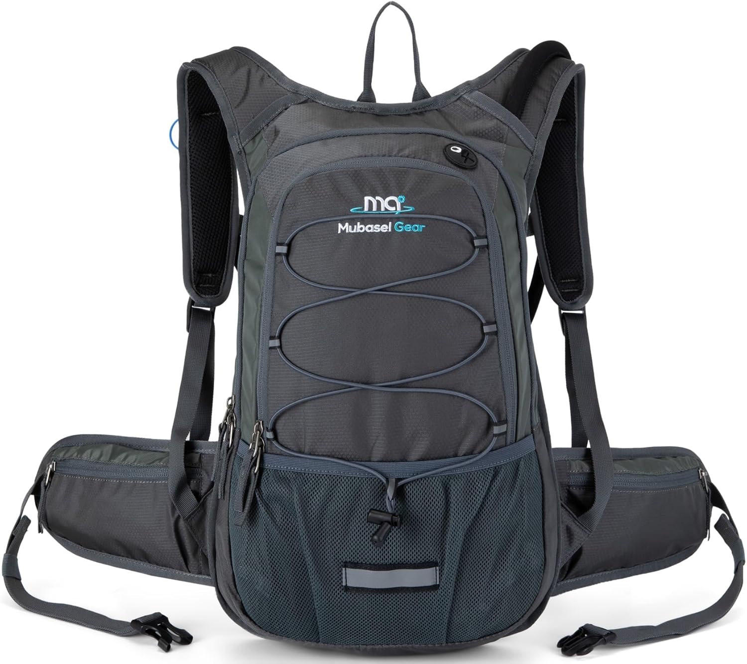 15L Insulated Hydration Backpack Pack with 2L Water Bladder Lightweight Hiking Backpack Bag for Women Men Daypack for Hiking Running Festival Camping Biking - Roamly