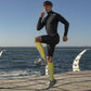 Kickticks 4 Pairs Compression Socks for Woman & Man Unisex 20-30mmHg Knee high Plus Size Wide Calves for Flying Running…