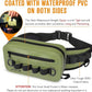 Dovesun Waterproof Fishing Fanny Pack for Men 3.3L Fly Fishing Bag Chest Pack with Airtight Zipper