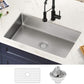 KRAUS Dex 32-inch Undermount 16 Gauge Stainless Steel Single Bowl Kitchen Sink, KA1US32B
