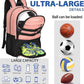 LARIPOP Soccer Backpack Soccer Bag with Ball Holder & Shoe Compartment Youth Sports Equipment Training Bag