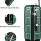 KYME 26 Inch Luggage TSA Approved Hardshell 26" Suitcases with Spinner Wheels Durable Medium Travel Checked Luggage with Cup Holder for Women Men Green
