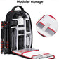 K&F Concept Camera Backpack for Photographers Large Waterproof Photography Camera Bag with Laptop/Tripod Compartment for Men Women Black Red