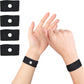Cozyhealth Motion Sickness Wristband, Anti-Nausea Acupressure Wrist Band for Nausea Relief, Dizziness and Vomiting from Car Boat Flying Travel Sickness (Black, 2 Pairs)