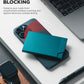 VULKIT Pop up Card Holder Minimalist Credit Card Holder RFID Blocking Slim Metal Card Case for Men or Women(Emerald Green)