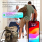 Air Tracker Tags-2 Pack [Apple MFi Certified] (iOS Only), Smart Bluetooth Tracker, Compatible with Apple Find My, Item Locator for Keys, Luggage, Wallet, Suitcase, Bags, IP67 Waterproof