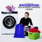 Laundry Bag with Locking Closure Drawstring – Extra Large Heavy Duty 100% Nylon, Large & Foldable Clothes Sack – Lightweight Dirty Laundry Organizer for Travel, Dorm, Gym – L 40" x H 50" (ROYAL BLUE)