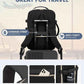 LOVEVOOK Travel Backpack for Women & Men 50L,Airline Approved Carry On Backpack Travel Essentials,TSA Carry on Luggage,Waterproof Personal Item Travel Bag,Suitcase with 3 Packing Cubes,Black-Grey