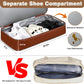 Weekender Bag for Women, Travel Duffel Bag Carry On Overnight Bag with Shoe Compartment Large Nylon Travel Weekend Tote Bag - Roamly