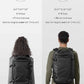 tomtoc Travel Backpack 40L, TSA Friendly Flight Approved Carry-on Luggage Hand Water-resistant Lightweight Business Rucksack, Durable Large Weekender Bag Daypack Fits 17.3 Inch Laptop