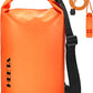 HEETA Waterproof Dry Bag for Women Men(Upgraded Version) 5L/10L/20L/30L/40L Roll Top Lightweight Dry Storage Bag Backpack with Emergency Whistle for Travel, Swimming, Boating, Kayaking, Camping, Beach