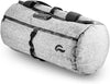 Skunk Duffle bag Medium 16"- Smell Proof - With combo lock (Gray, 16"x7.5")