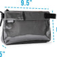 GOBAGS Production Zipper Bags - Electronics & Camera Accessories Bag - Cable organizer, Gear Accessory Pouch, Travel Camera Essentials (Small, Gray)