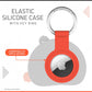 CHARGEWORX Air Tag Holder 4-Pack – Silicone Protective Keychain Holders for Apple Air Tags