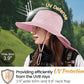 ZOORON Sun Hat for Men Women Fishing Hat with Neck Flap Wide Brim Bucket Hat UV Protection for Beach Camping Hiking
