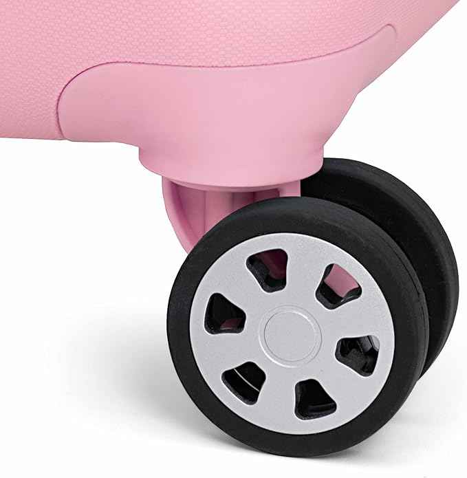 Traveler's Choice Pagosa Hardshell Expandable Luggage with Spinner Wheels, Pink, 22-Inch Carry-on