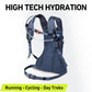 Vibrelli Hydration Backpack & 2L Hydration Bladder - High Flow Bite Valve - Hydration Pack for Cycling, Running, Hiking