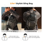 K&F Concept Camera Sling Bag Crossbody Bag Hardshell Camera Shoulder Backpack DSLR/SLR/Mirrorless Camera Case Photography Bags for Photographer