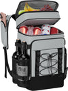 MIYCOO Cooler Backpack - 40 Cans Insulated Backpack Cooler for Men & Women, Portable 2 Leak Proof Compartments Coolers Bag for Beach Travel Picnic Lunch Hiking BBQ Camping