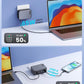 USB C Charger 200W USB Charging Block,6 Ports GaN IV Foldable Wall Charger Outlet Plug,QC4.0 Fast Charging Station Hub,PD 65W Laptop Adapter for MacBook Pro/Air,Dell,iPhone 16/15,Galaxy,Steam Deck