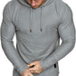 Lexiart Mens Fashion Athletic Hoodies Sport Sweatshirt Solid Color Fleece Pullover
