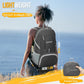 ZOMAKE Lightweight Packable Backpack 35L, Light Foldable Backpacks Water Resistant Collapsible Hiking Bag, Compact Folding Day Pack for Travel Camping(Dimgray) - Roamly