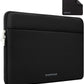RAINYEAR Laptop Sleeve Case 15 16 Inch, Protective Portable Case with Front Pocket, Briefcase Handbag Computer Cover Laptop Bag Compatible for MacBook Pro/Max M4 M3 M2 M1, Black