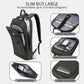 Business Backpack for Men Lightweight Commute Laptop Backpack Anti-Theft Water Resistant Backpack for 15.6 Inch Computer for Daily Office Work with Small Bag (Green)