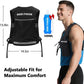 Running Hydration Vest for Women Men,Lightweight Breathable Hydration Pack with 500ml Soft Flask, Adjustable Chest Straps Reflective Backpack for Trail Running Marathon Race Jogging Cycling