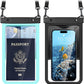 [Up to 8.5" Waterproof Phone Pouch - 2 Pack Waterproof Phone Case for iPhone 16 15 14 Pro Max Galaxy S25 S24 Ultra, IPX8 Dry Bag with Lanyard for Beach Travel Essentials