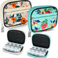 Serfeymi Weekly Travel Pill Organizer Pill Case for Purse with Removable 7 Day Pill Box, Fashionable Travel Medicine Organizer Pill Container for Medicine, Vitamin, Supplement - Bloom 01 + Green 01