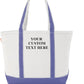 CB STATION Medium Classic Canvas Tote Bag for Women, Top Zipper Closure, Outer Pocket, Daily Essentials, Groceries, Traveling