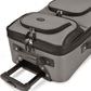 U.S. Traveler Lightweight Rolling 20" Carry On Luggage Softside Suitcase, Grey, 2 Wheel Single