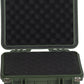MEIJIA Portable All Weather IP67 Waterproof Camera Case,hard case with Customizable Fit Foam,Fit Use of Drones,Camera,Equipments,10.62 x9.68x6.87inches(Green)