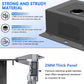 25x22 Inch Black Drop In Kitchen Sink, 25 Inch Gunmetal Black Kitchen Sink Top Mount 18 Gauge Stainless Steel Single Bowl Deep KitchenSink With Grid Handmade KitchenSink Drop In