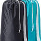 HOMEST 2 Pack XL Nylon Laundry Bag with Strap, Large Dirty Clothes Organizer, Easy Fit a Laundry Hamper or Basket, Can Carry Up to 4 Loads of Laundry, Black and Sky Blue