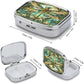 Metal 2 Compartment Pill Organizer Travel Friendly Portable Compact Pill Box Cute Pill Case to Hold Vitamins,Fish Oil,Supplements,Meds,Tablet for Purse,Pocket. (Dragonfly)