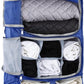 TABITORA Travel Portable Hanging Shelves Closet Organizer Packing Luggage Organizer and Storage with Multifunctional and Foldable Invisible Compartment,Lightweight,for Suitcase, RV,Closet…Blue,XL