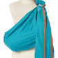 Hip Baby Wrap Ring Sling Baby Carrier for Infants and Toddlers - Beautiful, 100% Soft Cotton Baby Wraps Carrier For Babies 8-35 lbs, Perfect Baby Shower Gifts Moms And Dads - Nursing Cover (Turquoise)