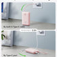Power Bank 20000mAh 30W Fast Charging Portable Charger with Built-in Cables & LED Display, USB C Battery Pack for iPhone 16/15/14, Samsung, iPad and Android Phones, Ideal for Travel -Light Pink