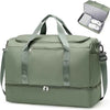 Extra Large Travel Duffle Bag,Carry on Overnight Weekend Bag with Shoes Compartment,Weekender Bags for Women for Travel Business Trips Sport Hospital