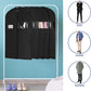 Syeeiex 40" Suit Bag(Set of 8), Suit Bags for Closet Storage, Garment Bags for Hanging Clothes, Suit Cover Bags for Suits, T-shirts, Jackets, Coats, Business Wear (Black)