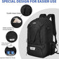 LARIPOP Lacrosse Bag Extra Large Backpack with Stick Holders & Helmet Compartment for Men Women Youth