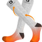 SNOW DEER Heated Socks for Men Women, 7.4V Rechargeable Battery Electric Ski Foot Warmer for Hunting Fishing Camping Hiking Skiing